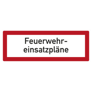 Feuerwehrzeichen Feuerwehreinsatzpläne DIN 4066