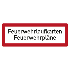 Feuerwehrzeichen Feuerwehrlaufkarten Feuerwehrpläne DIN 4066