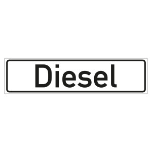 Hinweisschild "Diesel"