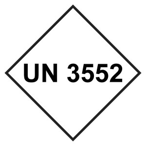 UN-Aufkleber mit UN 3552