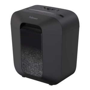 FELLOWES Aktenvernichter Powershred® - LX25M, Mini-Cut Partikel, 4 x 12 mm, schwarz