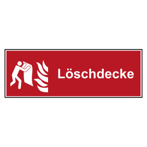 Brandschutzzeichen Feuerlöschdecke Löschdecke