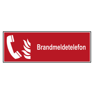 Brandschutzzeichen Brandmeldetelefon