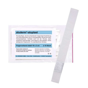 SÖHNGEN aluderm®-aluplast Fingerverband - stabil, 18 x 2 cm, 10 Stück