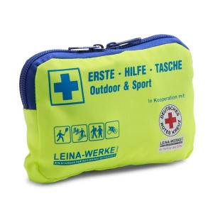 LEINA-WERKE Erste-Hilfe-Tasche OUTDOOR & SPORT, Edition DRK, neongelb