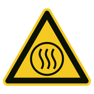 Warnzeichen Warnung vor heißem Inhalt DIN EN ISO 7010 W079