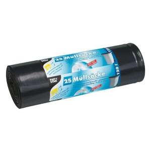 PAPSTAR Müllsack - 120 Liter, schwarz, 25 Stück, LDPE