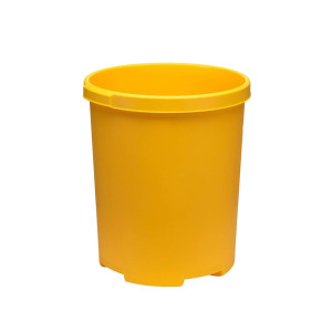 HAN Großpapierkorb KLASSIK XXL - 50 Liter, rund, extra stabil, gelb
