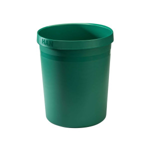 HAN Papierkorb GRIP KARMA - 18 L, rund, Recyclingmaterial, öko-grün