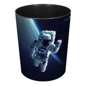 LÄUFER Papierkorb Astronaut - 13 L, Ø 30cm rund