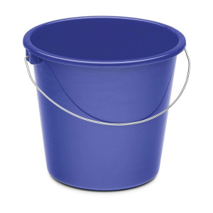 NÖLLE Eimer - Plastik, rund, 5 Liter, blau