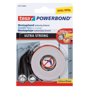 TESA Montageband Powerbond® - 19 mm x 1,5 m, extra stark