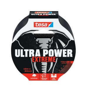 TESA Reparaturband Ultra Power Extreme - 10 m x 50 mm, schwarz