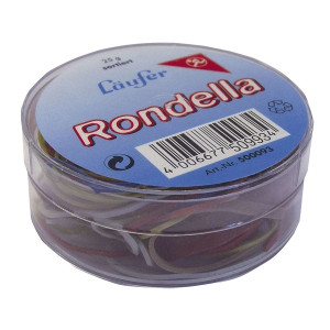 LÄUFER RONDELLA Gummiringe in der Dose - 25 g, sortiert