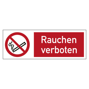 Bodenmarkierung Verbotsschild Rauchen verboten
