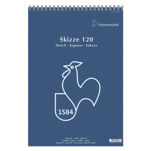 HAHNEMÜHLE Skizzenblock - A3, 120 g/qm, 50 Blatt
