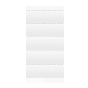 FALKEN Beschriftungsschild für UniReg - 60 x 20 mm 100 Stück weiß