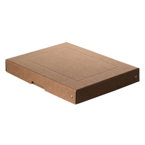 FALKEN Aufbewahrungsbox - A4 40 mm braun