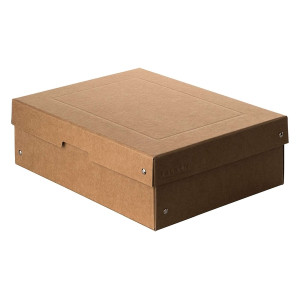 FALKEN Aufbewahrungsbox - A4 100 mm braun