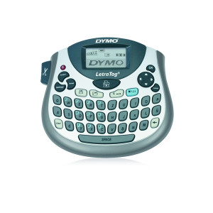 DYMO Beschriftungsgerät LetraTag® 100T - QWERTZ-Tastatur Thermodirektdruck schwarz/blau