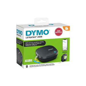 DYMO Beschriftungsgerät LetraTag® 200B Bluetooth Beschriftungsgerät - Thermodirektdruck schwarz/silber