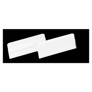 DURABLE Etikettentasche HARD COVER - 100 x 38 mm, transparent, selbstklebend, 10 Stück