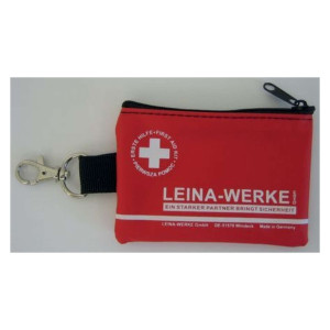 LEINA-WERKE Beatmungshilfe im Schlüsselanhänger - 10 x 6,5 x 1 cm, rot