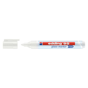 EDDING Glasmarker 95 - 1,5-3 mm, weiß