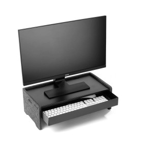 DURABLE Schublade Monitorständer PET-Filz EFFECT anthrazit