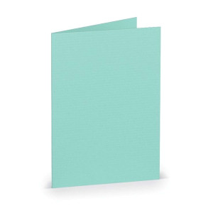 RÖSSLER Briefkarte Paperado - A7, 220 g/qm, doppelt, hoch, karibik gerippt