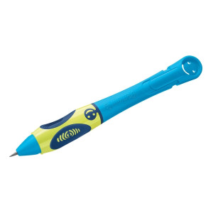 PELIKAN griffix® Bleistift - Neon Fresh Blue, Linkshänder, Faltschachtel mit Eurolochung