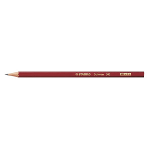 STABILO Bleistift - Schwan in rot - Einzelstift - Härtegrad HB