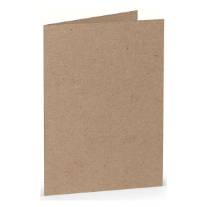 RÖSSLER Briefkarte Paperado - A6, 250 g/qm, doppelt, hoch, kraft