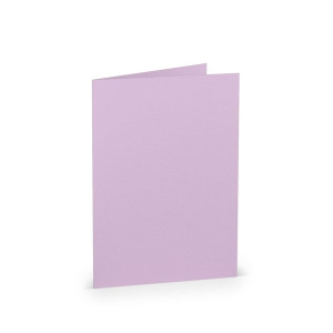 RÖSSLER Briefkarte Paperado - B6, 220 g/qm, doppelt, hoch, orchidee gerippt
