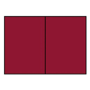 RÖSSLER Briefkarte Paperado - A6, 220 g/qm, doppelt, hoch, planliegend, rosso gerippt