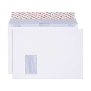 ELCO Briefhülle Proclima - C4, hochweiß, Haftklebung, mit Fenster, 100 g/qm, 250 Stück Box