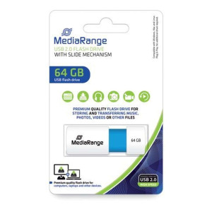 MEDIARANGE USB Stick 2.0 - 64 GB, Color Edition, hellblau