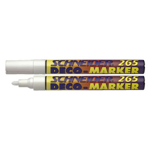 SCHNEIDER Windowmarker Deco-Marker Maxx 265, 2-3 mm, weiß