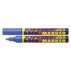 SCHNEIDER Windowmarker Deco-Marker Maxx 265, 2-3 mm, hellblau