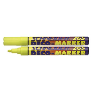 SCHNEIDER Windowmarker Deco-Marker Maxx 265, 2-3 mm, gelb