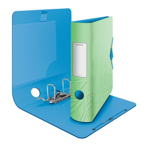LEITZ 1116 Qualitäts-Ordner Urban Chic - PP, A4, breit, grün