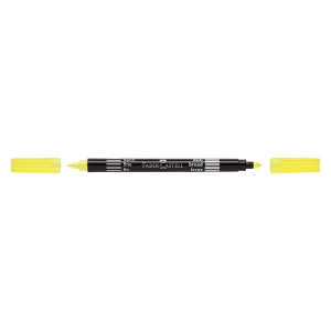 FABER CASTELL Faserschreiber Duo Neon - 10 Farben sortiert