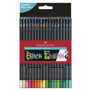 FABER CASTELL Black Edition Buntstift - 36er Kartonetui