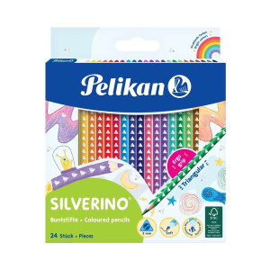 PELIKAN Farbstifte SILVERINO - dünn, 24er Pack
