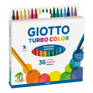 GIOTTO Fasermaler Turo Color - 36 Stück sortiert