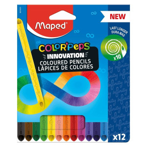 MAPED Farbstiftetui Color'Peps Infinity - 12er Kartonetui