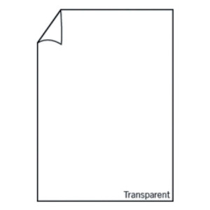 RÖSSLER Briefbogen Paperado - A4, 100 g/qm, transparent hochweiß