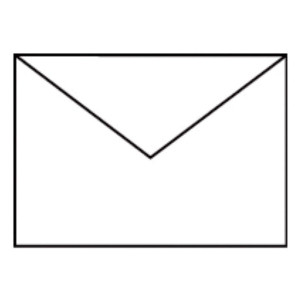 RÖSSLER Briefhülle Paperado - C6, 100 g/qm, weiß gerippt, Seidenfutter