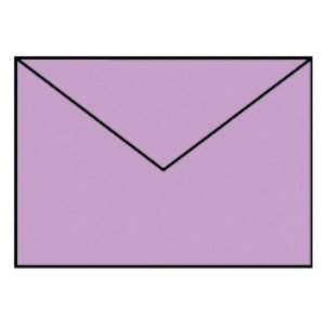 RÖSSLER Briefhülle Paperado - C6, 100 g/qm, orchidee gerippt, Seidenfutter