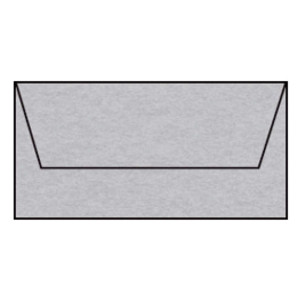 RÖSSLER Briefhülle Paperado - DL, 100 g/qm, silber metallic